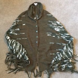 Lularoe Mimi Pancho/scarf in like new condition!